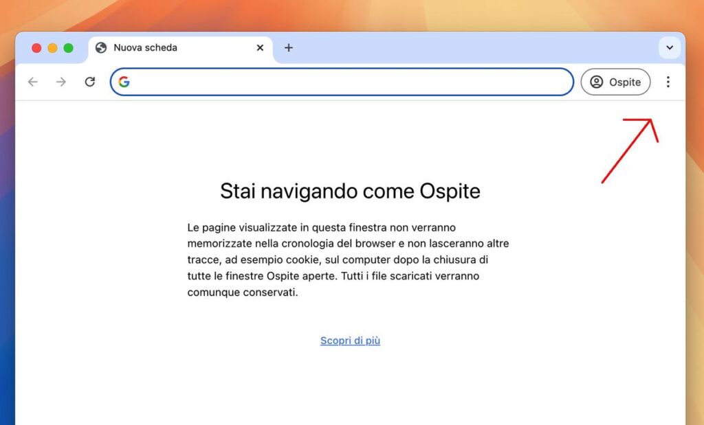 pulire cache Chrome