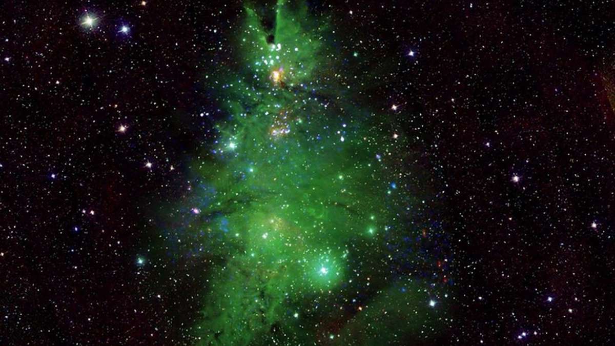 galassia albero di Natale