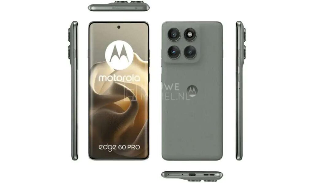Motorola Edge 60 Pro render
