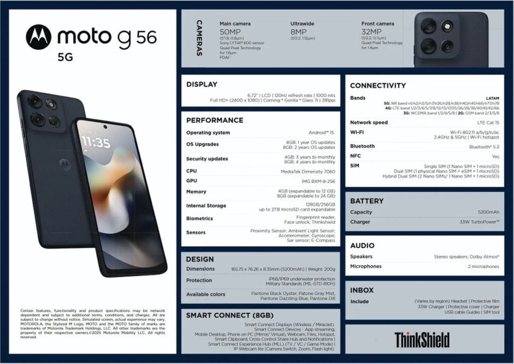 Moto G56