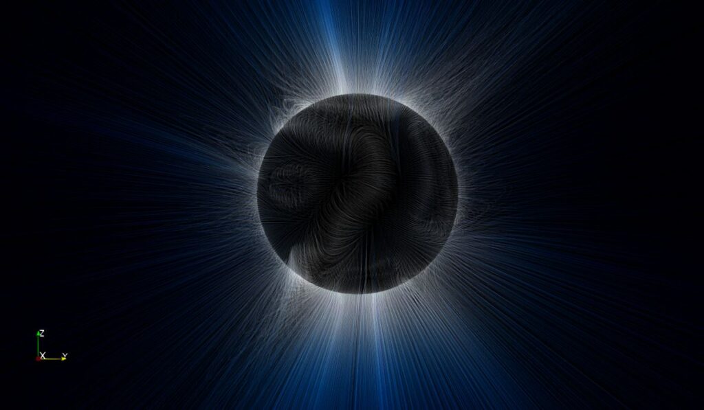 simulazione eclissi solare