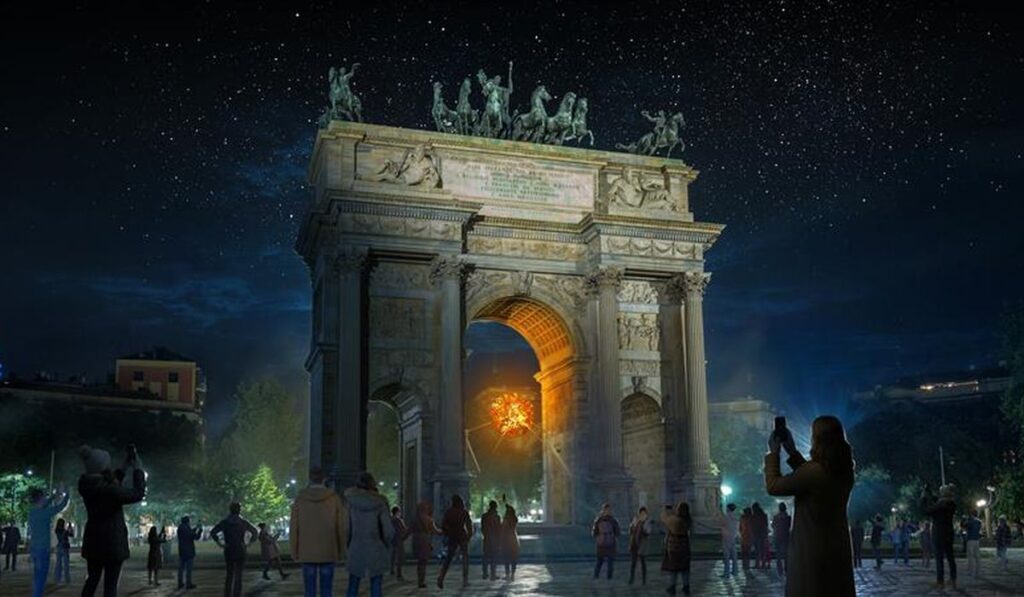 braciere Olimpiadi Invernali 2026