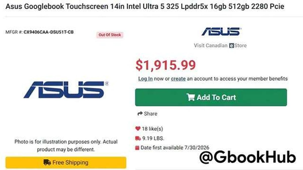 ASUS Googlebook